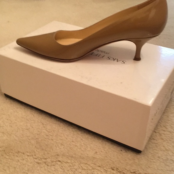 Saks Fifth Avenue “Melissa” Heels Sz 7 - Picture 3 of 5